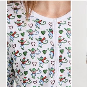 Roller Rabbit Merry Monkey Pajamas XXS - Sold Out Everywhere NWT